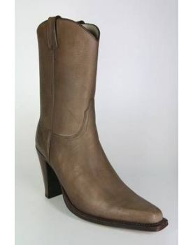 1776 Tony Mora Cowboystiefel Nubuk Moka