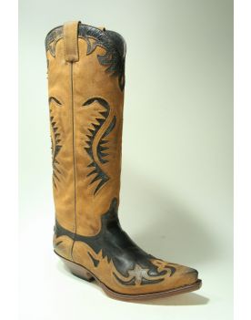 17880 Sendra Boots Hochschaftstiefel Serr. Camello 