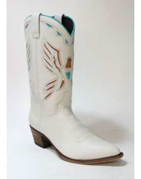 18056 Sendra Boots LIA Salvaje Avorio Lavado