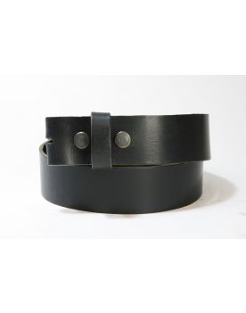 18699 Wechselgürtel Vollrindleder Black