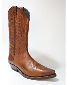 1920 MAYURA Cowboystiefel Pull Gras Castano