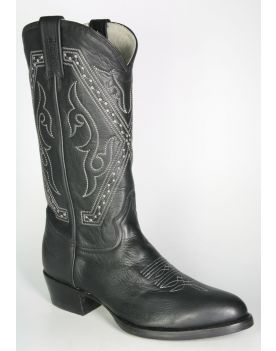 2058 Mezcalero Black Cowboystiefel Hirschleder