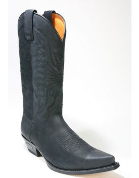 2073 Sendra Cowboystiefel WEST Nubuk Negro