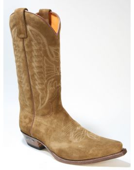 2073 Sendra Cowboystiefel Serr. Tabaco Wildleder