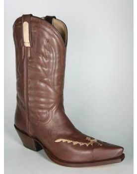 2104 Tony Mora Cowboystiefel Braun Adler