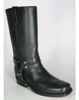 2332 Tony Mora Bikerboots Negro Ledersohle breit