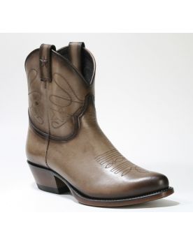 2374 Mayura Cowboy Stiefeletten Vintage Taupe