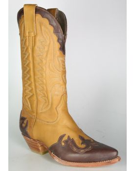 247 Don Quijote Cowboystiefel Brown Flamme