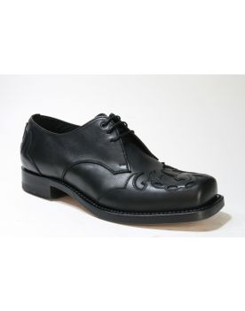 2587 Mayura Schnürschuhe Negro Flames