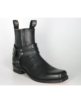 2746 Sendra Bikerboots Stiefelette schwarz