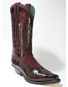 3156 Sendra Boots Cowboystiefel Flor. Fuchsia Serr. Kaleido