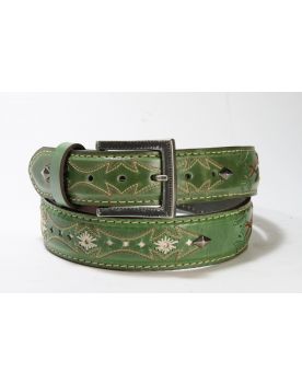 3211 Original Belts Gürtel Verde Flower