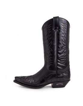 3241 Sendra Cowboystiefel WEST Flor. Negro Spr. Negro