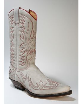 3241 Flota Off White SENDRA Cowboystiefel 