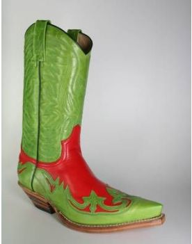 3241 Sendra Cowboystiefel Laca Manzana rot