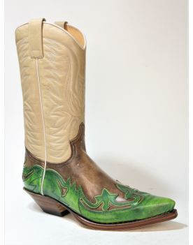 3241 Sendra Boots Cowboystiefel Denver Verde Canela