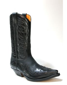 3241 Sendra Cowboystiefel Ibiza Flor. Negro Spr. Negro