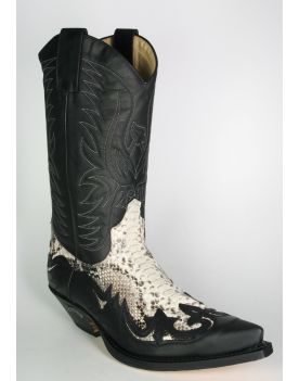 3241 Cowboystiefel Sendra IBIZA schwarz Python Natural