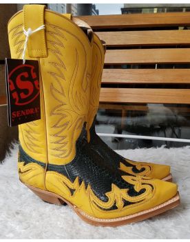 3241 Sendra Cowboystiefel N. Skimo Python Verde