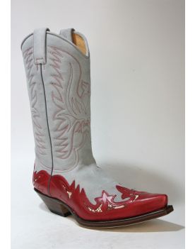 3242 Sendra Boots Ciclon Rojo Serraje Plaster