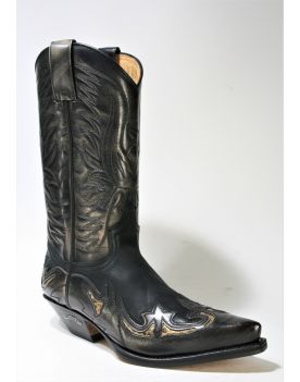 3242 Sendra Cowboystiefel Denver Tierra Sprinter Negro