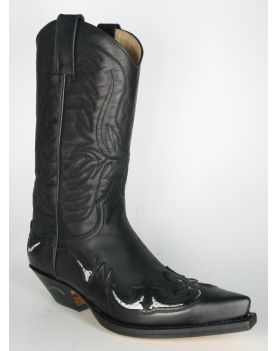 3242 Cowboystiefel Sendra Ibiza schwarz mit Flamme