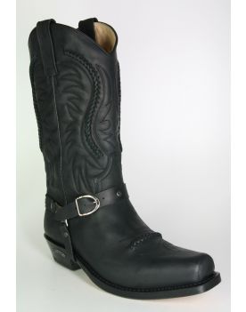 3434 Sendra Cowboystiefel Negro