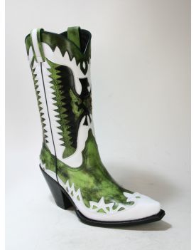 3840 Sendra Cowboystiefel GORCA Dream Zulu Blanco Denver Verde 