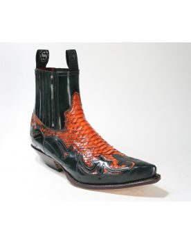 4660 Sendra Boots Flora Verde Python Calendula