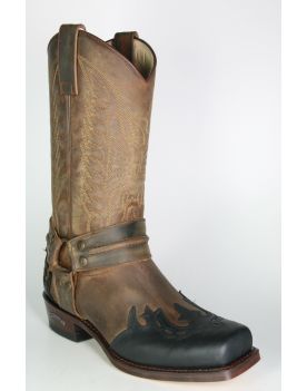 4980 Sendra Bikerboots STRONG Spr. Negro Tang