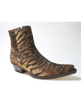 4984 Sendra Boots Animal Print Stiefelette Tigre