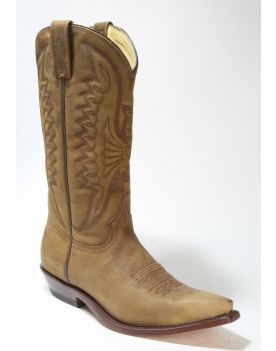 5014 Rancho Cowboystiefel CZ Oakwood Brown