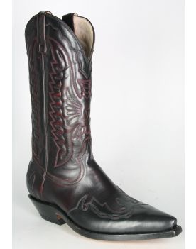 5047 Don Quijote Cowboystiefel Black Vine