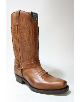 5122 Sancho Bikerboots Ecotan