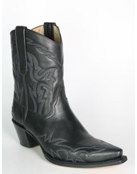 5300 Sendra Cowboystiefel Kurzschaft Judy Negro