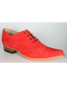 530 Sendra Schnürschuhe MEZCAL Wildleder ROT