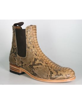 5595 Sendra Chelsea Boots Python Camel