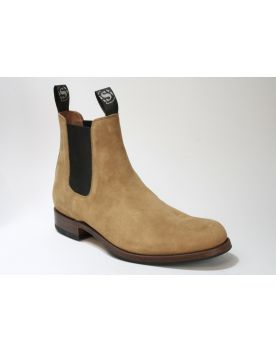  5595 Sendra Chelsea Boots Wildleder Voley Tabac