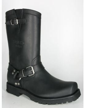 5635 Sancho Abarca Bikerboots Engineer III schwarz