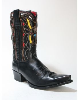 5730 SENDRA Cowboystiefel Olaya Ternerita Negro Rojo
