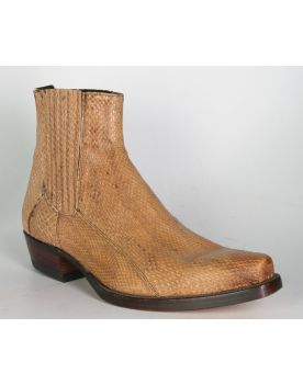 6039 Sancho Stiefeletten Python Vieja Cuero