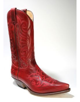 6056 Sendra Boots Cowboystiefel rot Ostro Fuoco