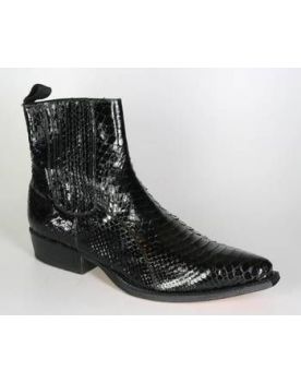 621 Tony Mora Stiefelette TB Python Negro 2