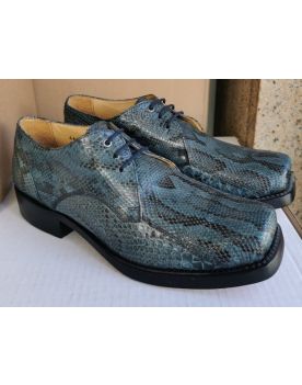 6278 Sancho Schuhe Python Blue