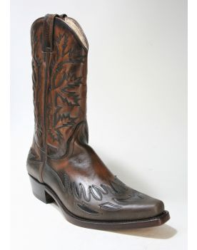 6397 Sancho Boots Cowboystiefel Braun
