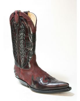 670 Cowboy Dream Cowboystiefel Bordeaux 1