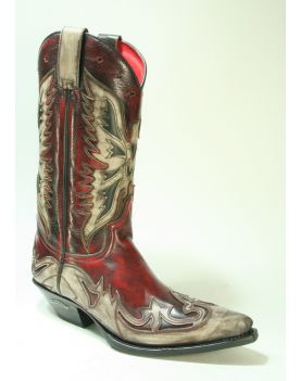 6885 Sendra Cowboystiefel Hurricane Marfil Old