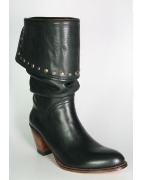 7219 Sendra Stiefel Newf Bartolo Negro Nieten