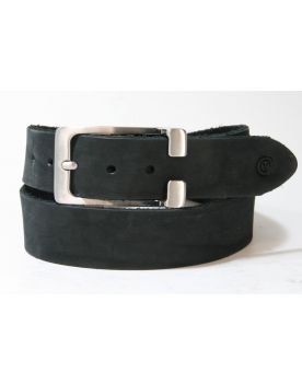 733 Vittozzi Gürtel Nubuk Black