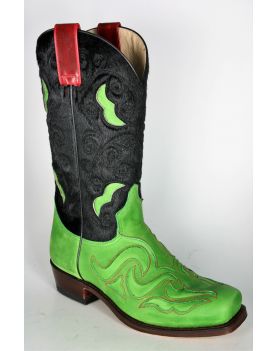 7428 Sendra Bikerboots Flota Pistacho